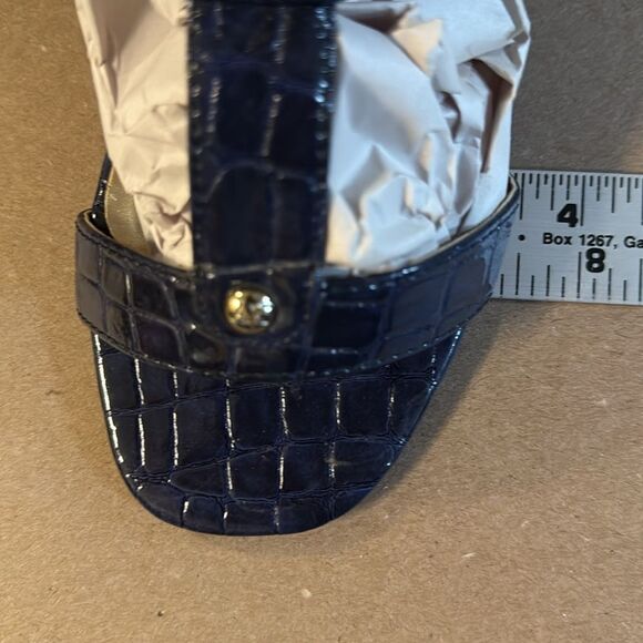 Anne Klein iflex 7.5M Blue Slide on Heels - Picture 10 of 10